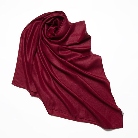 Shiny Silk Scarf - Black (Copy) Jilbaab