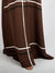 Nadia Lines Abaya (Chocolate Brown) Jilbaab