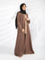 Abaya Kimono (Outer) - Dusty Rose Brown Jilbaab