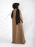 Abaya Kimono (Outer) - Sandy Brown Jilbaab