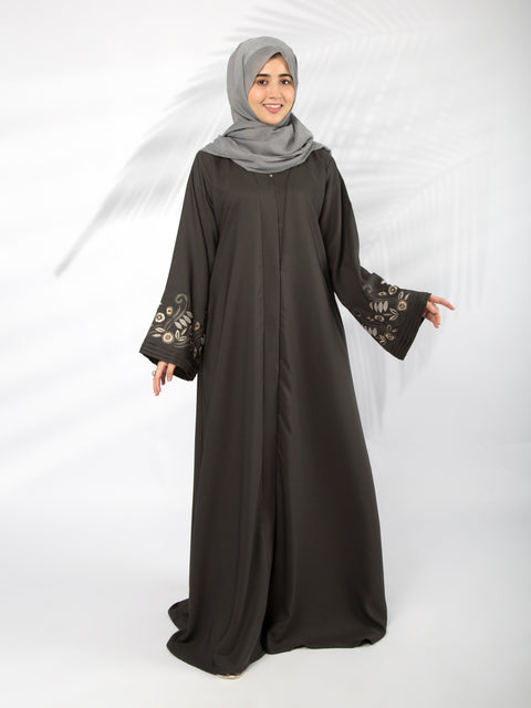 3D Embroidered Abaya Jilbaab