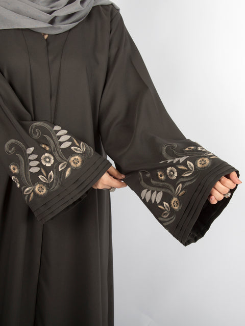 3D Embroidered Abaya Jilbaab