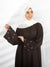 Pearl Sequin Abaya (Charcoal) Jilbaab