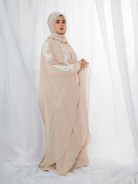 Farasha Poncho (Beige) Jilbaab