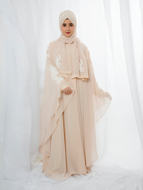 Farasha Poncho (Beige) Jilbaab