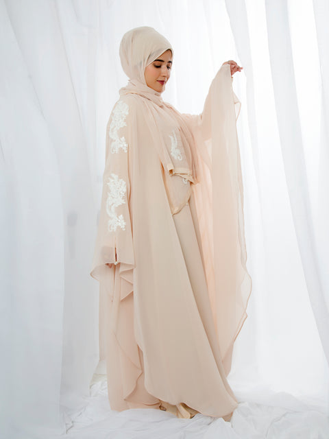 Farasha Poncho (Beige) Jilbaab