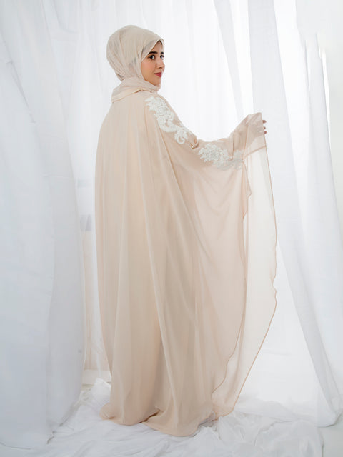 Farasha Poncho (Beige) Jilbaab