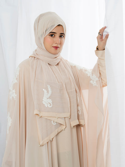 Farasha Poncho (Beige) Jilbaab