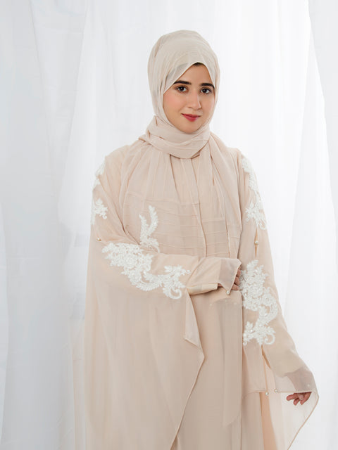 Farasha Poncho (Beige) Jilbaab