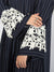 Floral Lined Lace Abaya Jilbaab