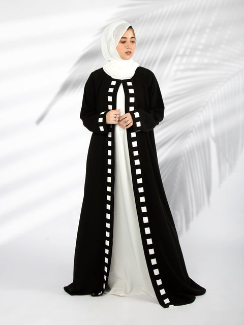 Square Blocks Inner/Outer Abaya Jilbaab