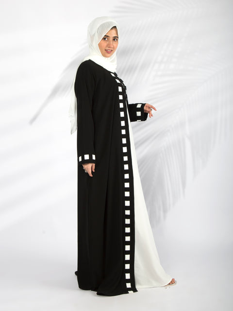 Square Blocks Inner/Outer Abaya Jilbaab