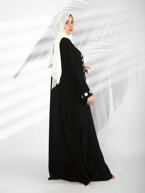 Square Blocks Inner/Outer Abaya Jilbaab