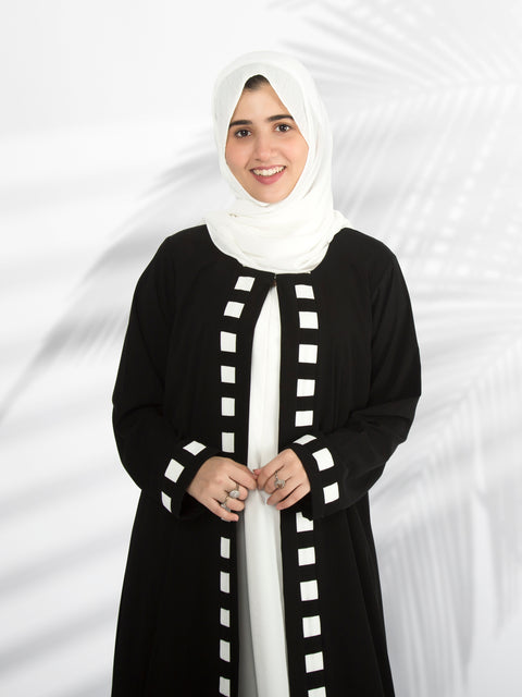 Square Blocks Inner/Outer Abaya Jilbaab