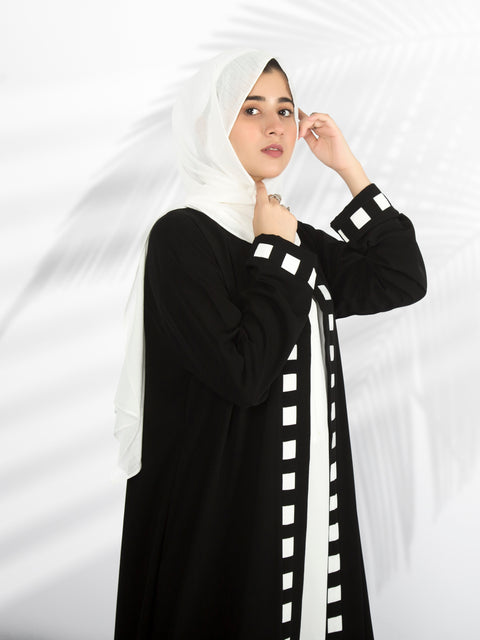 Square Blocks Inner/Outer Abaya Jilbaab