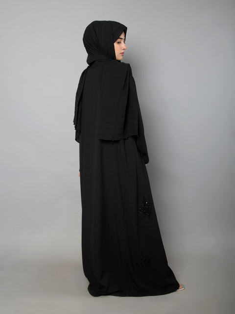 Mesmerizing Noir Abaya Jilbaab