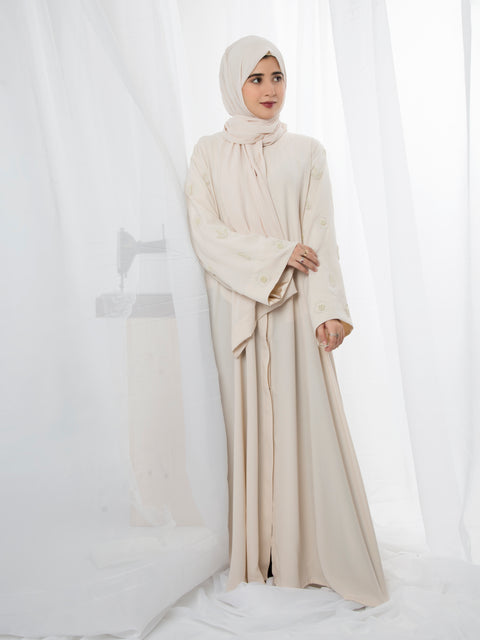 Liyana Abaya (Creamy White) Jilbaab