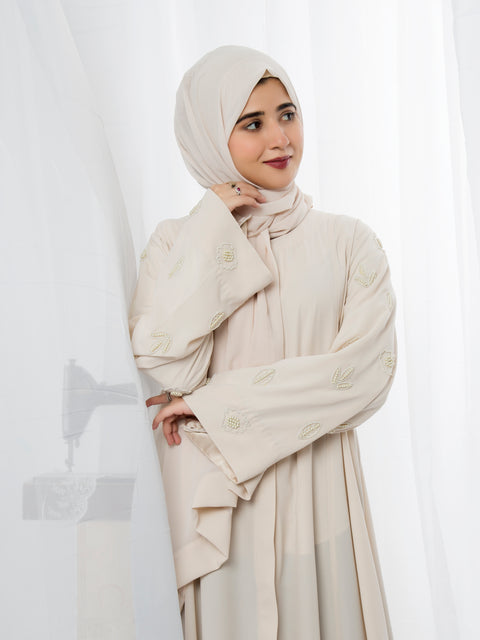 Liyana Abaya (Creamy White) Jilbaab