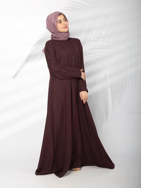 Everyday Minimalist Abaya (Plum) Jilbaab