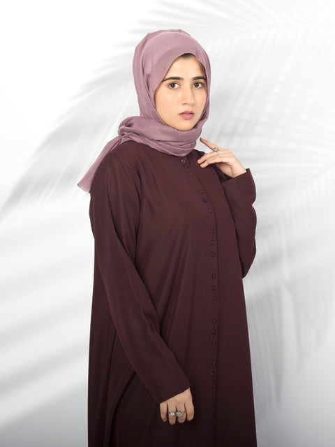 Everyday Minimalist Abaya (Plum) Jilbaab