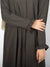 Frill Sleeves Abaya (Charcoal) Jilbaab