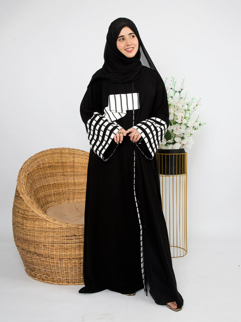 Striped Elegance Set Jilbaab