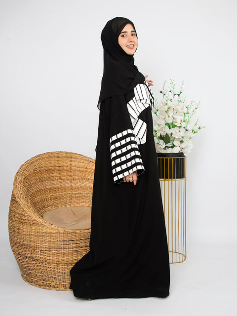 Striped Elegance Set Jilbaab