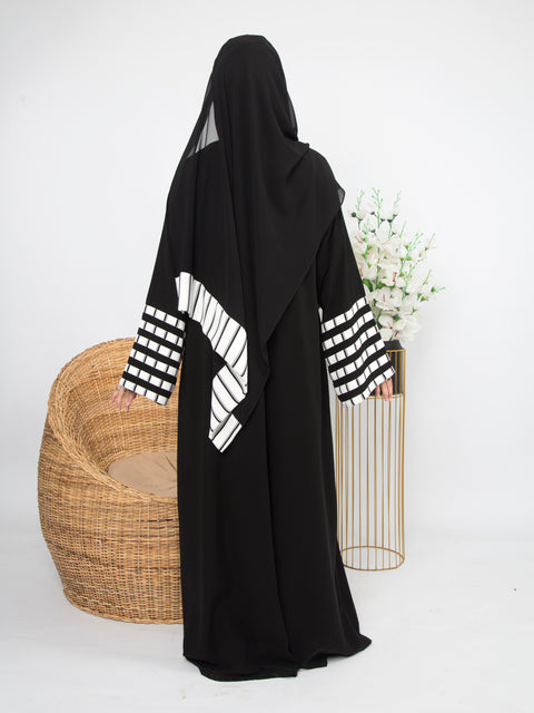 Striped Elegance Set Jilbaab