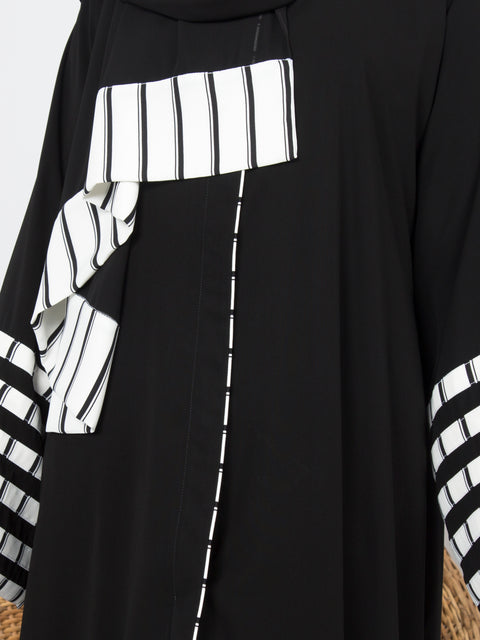 Striped Elegance Set Jilbaab