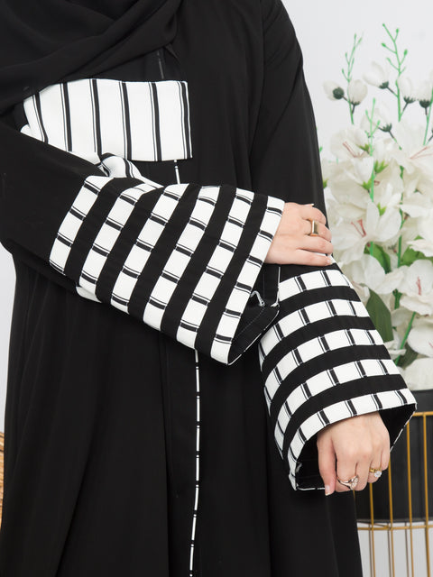 Striped Elegance Set Jilbaab