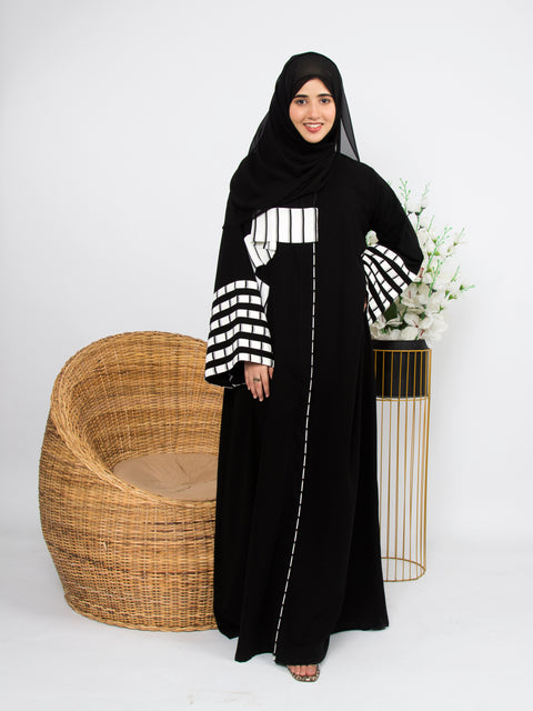 Striped Elegance Set Jilbaab