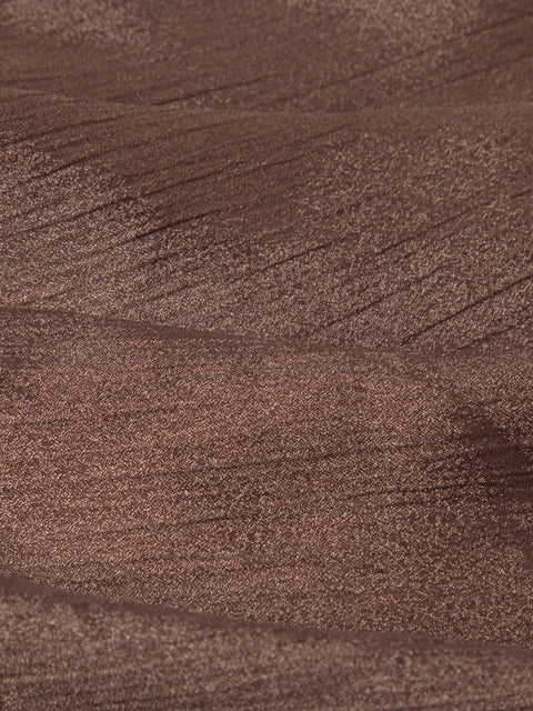 Crinkle Silk - Shimmery (Brown) Jilbaab
