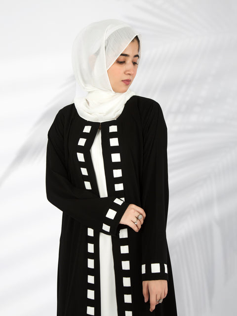 Square Blocks Inner/Outer Abaya Jilbaab