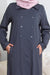 Collar Style Turkish Coat Jilbaab