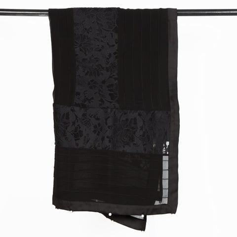 Formal Lace Scarf - Black Jilbaab