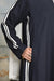 Modern Striped Abaya (Navy Blue) Jilbaab