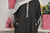 Modern Striped Abaya (Charcoal) Jilbaab