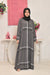 Nadia Lines Abaya (Metal Gray) Jilbaab