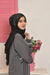 Nadia Lines Abaya (Metal Gray) Jilbaab
