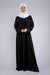 Classic Pleated Abaya (Black) Jilbaab
