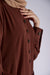 Modern Belted Coat (Brown) Jilbaab
