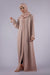 Classic Pleated Abaya (Light Pink) Jilbaab