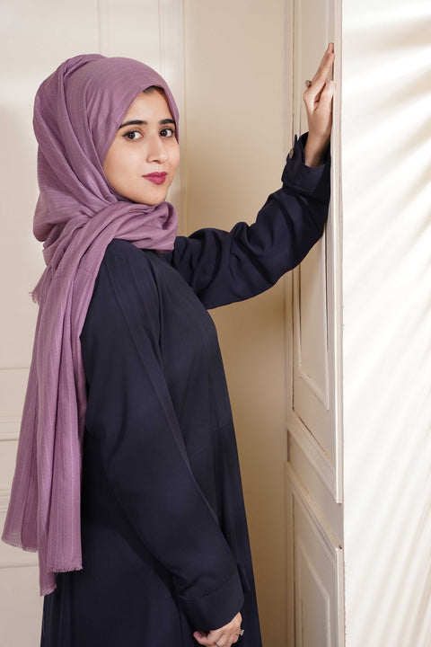 Turkish Styled Coat with Body (Navy Blue) Jilbaab