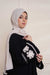 Black & Cream Jilbaab