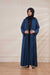 Classic Outer Draped with Inner (Teal Blue) Jilbaab
