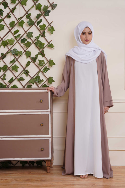 Classic Outer Draped with Inner (Camel) Jilbaab