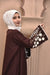Dalila Embroidered Abaya (Plum) Jilbaab